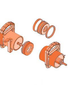 Cylindre et Piston FAAC (Réf