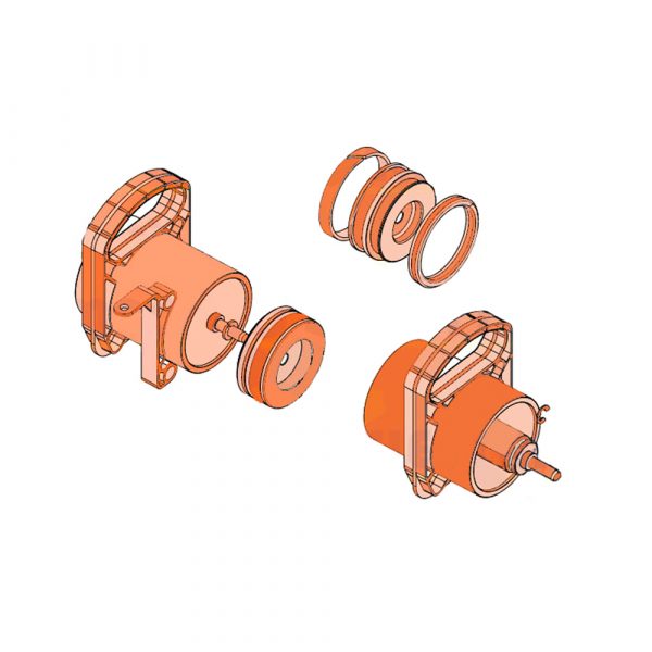 Groupe cylindre et piston FAAC (Réf - 63003311)